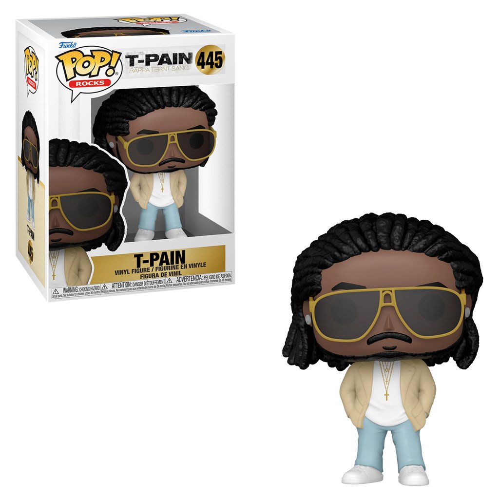 Funko Pop Rocks T-pain – T-pain 445 (rappa Ternt Sanga)