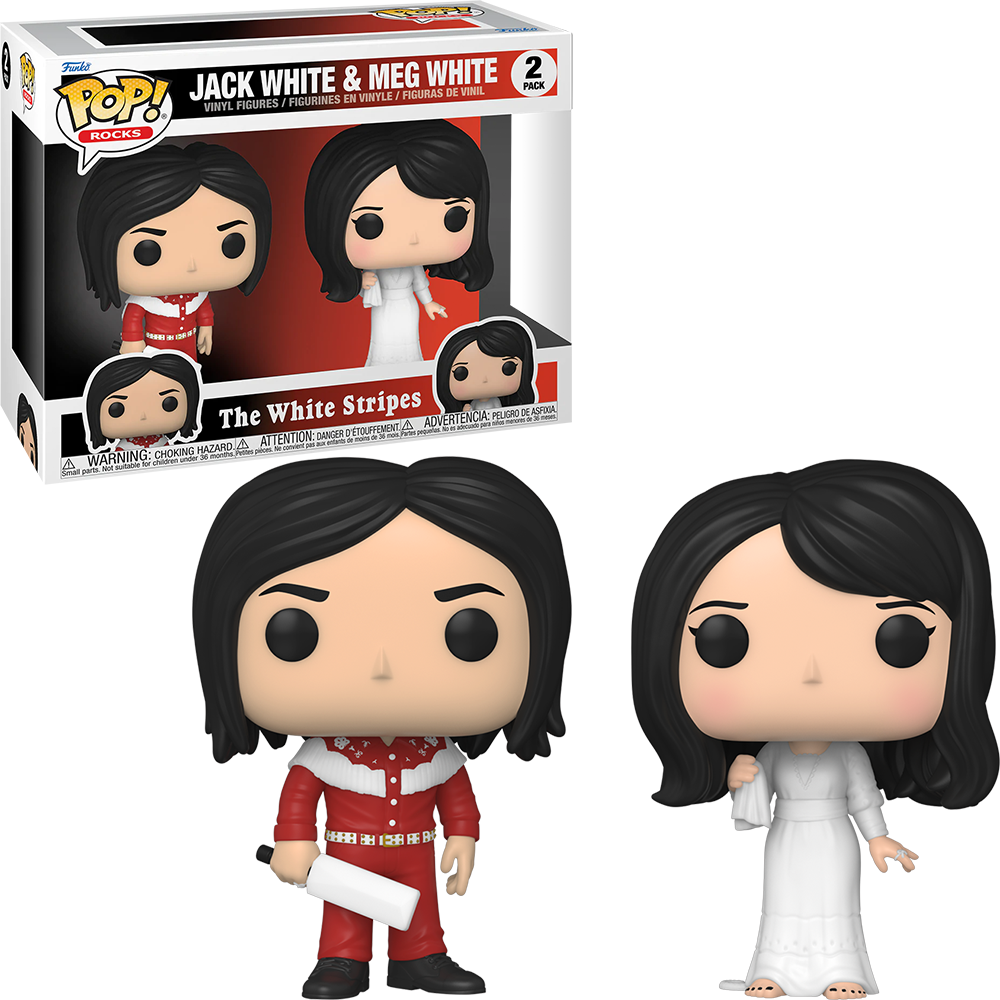 Funko Pop Rocks The White Stripes – Jack White & Meg White (2 Pack)