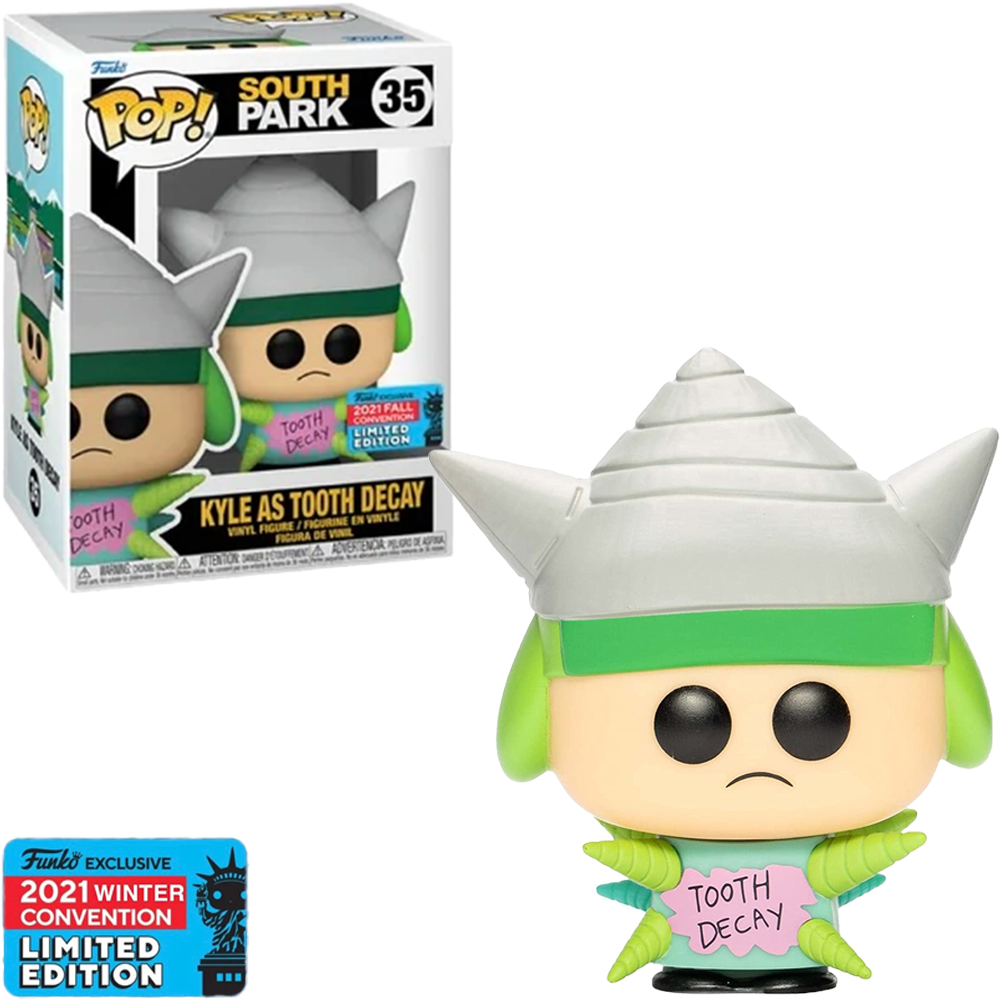 Funko Pop South Park Nycc 2021 Exclusive – Kyle As Tooth Decay 35