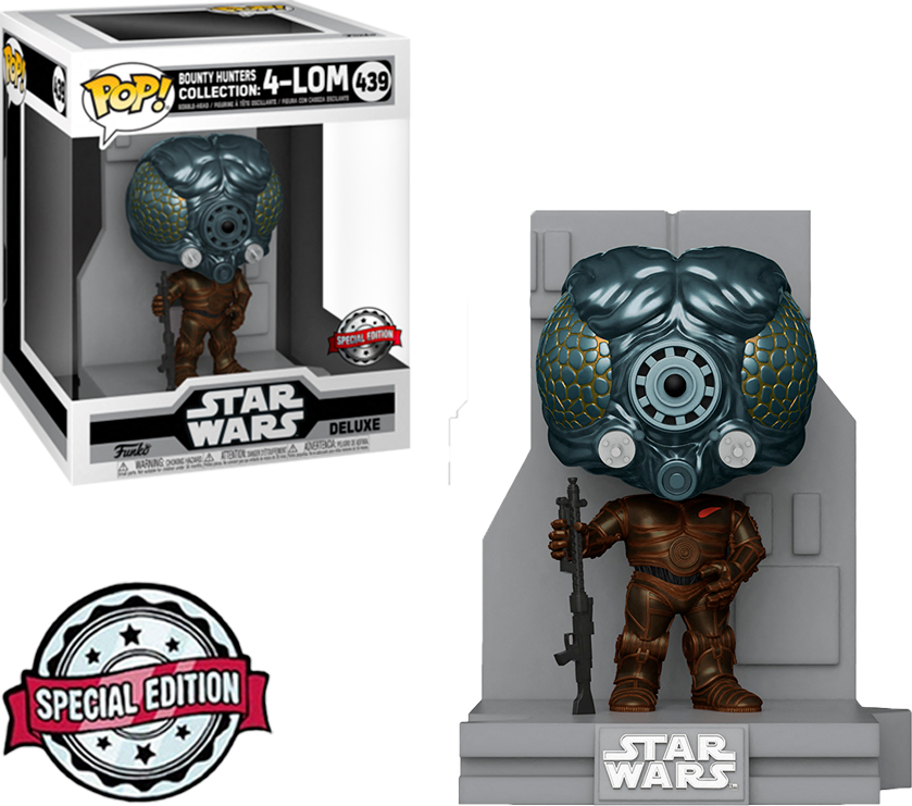 Funko Pop Star Wars Bounty HUNTERS-4-LOM 439 (deluxe)