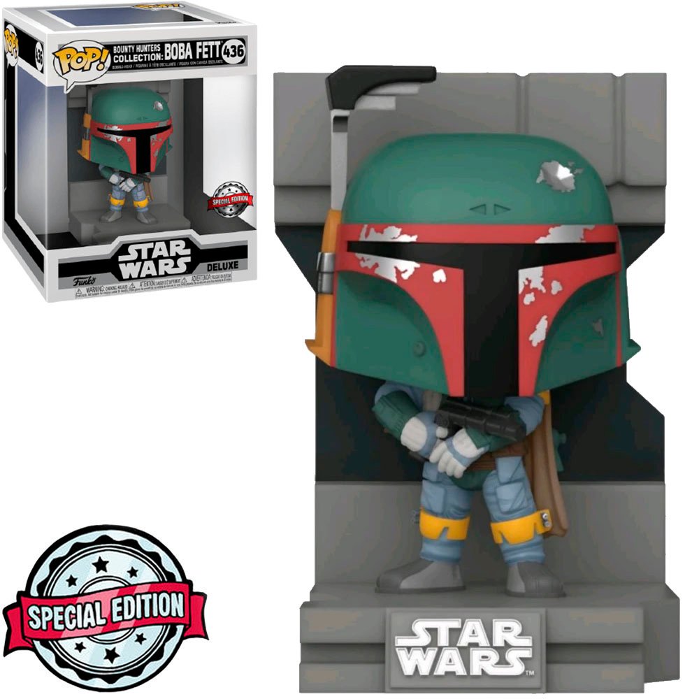 Funko Pop Star Wars Exclusive – Bounty Hunters Collection: Boba Fett 436 (deluxe)