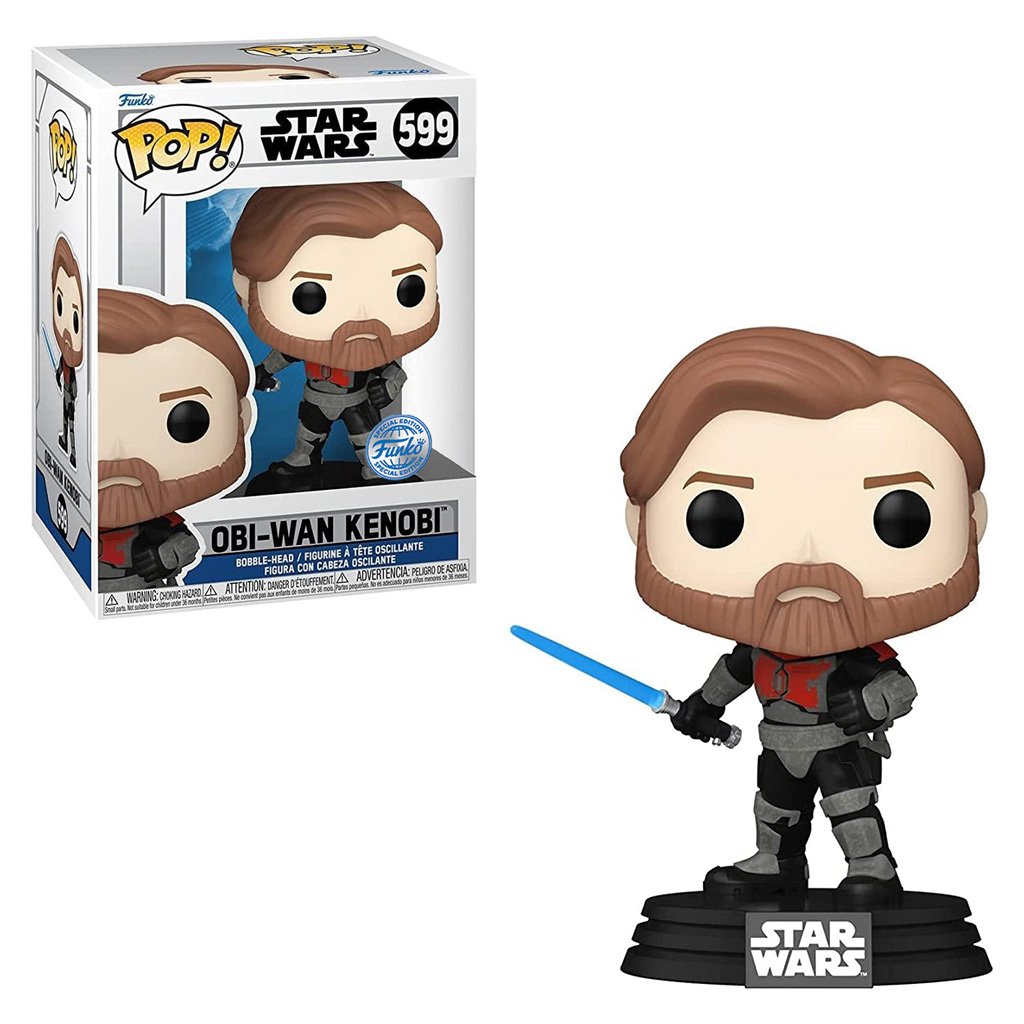 Funko Pop Star Wars: Clone Wars Exclusive – Obi-wan Kenobi 599