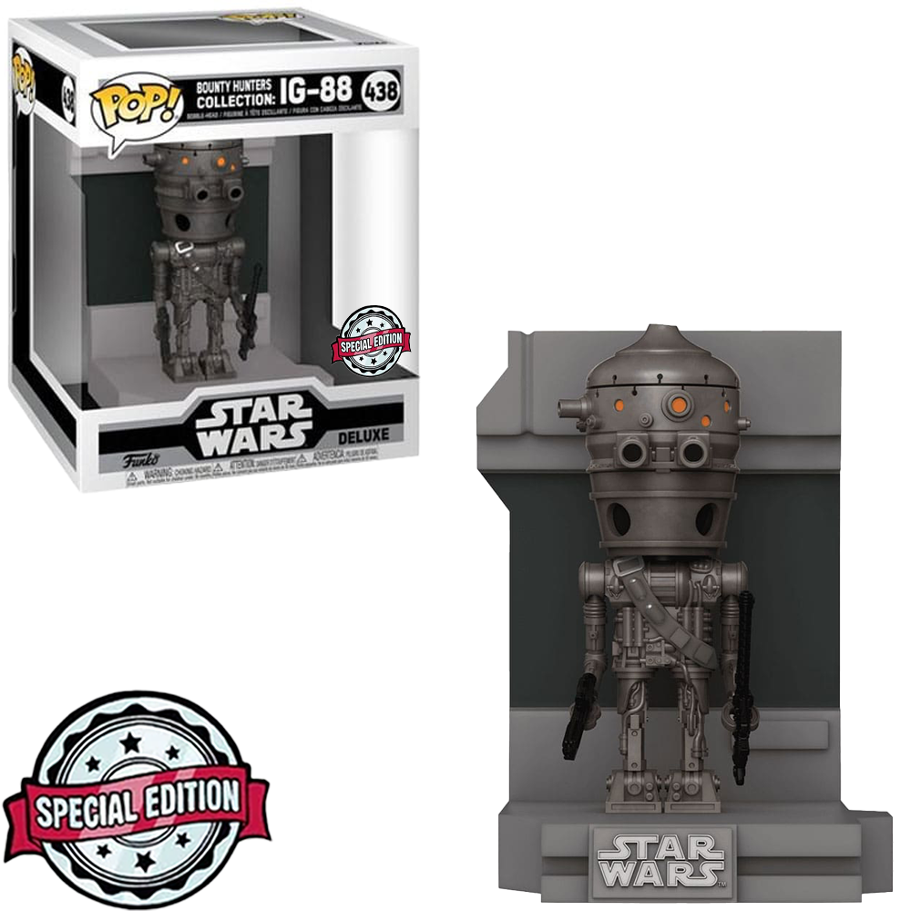 Funko Pop Star Wars Deluxe – Bounty Hunters Collection: IG-88 438