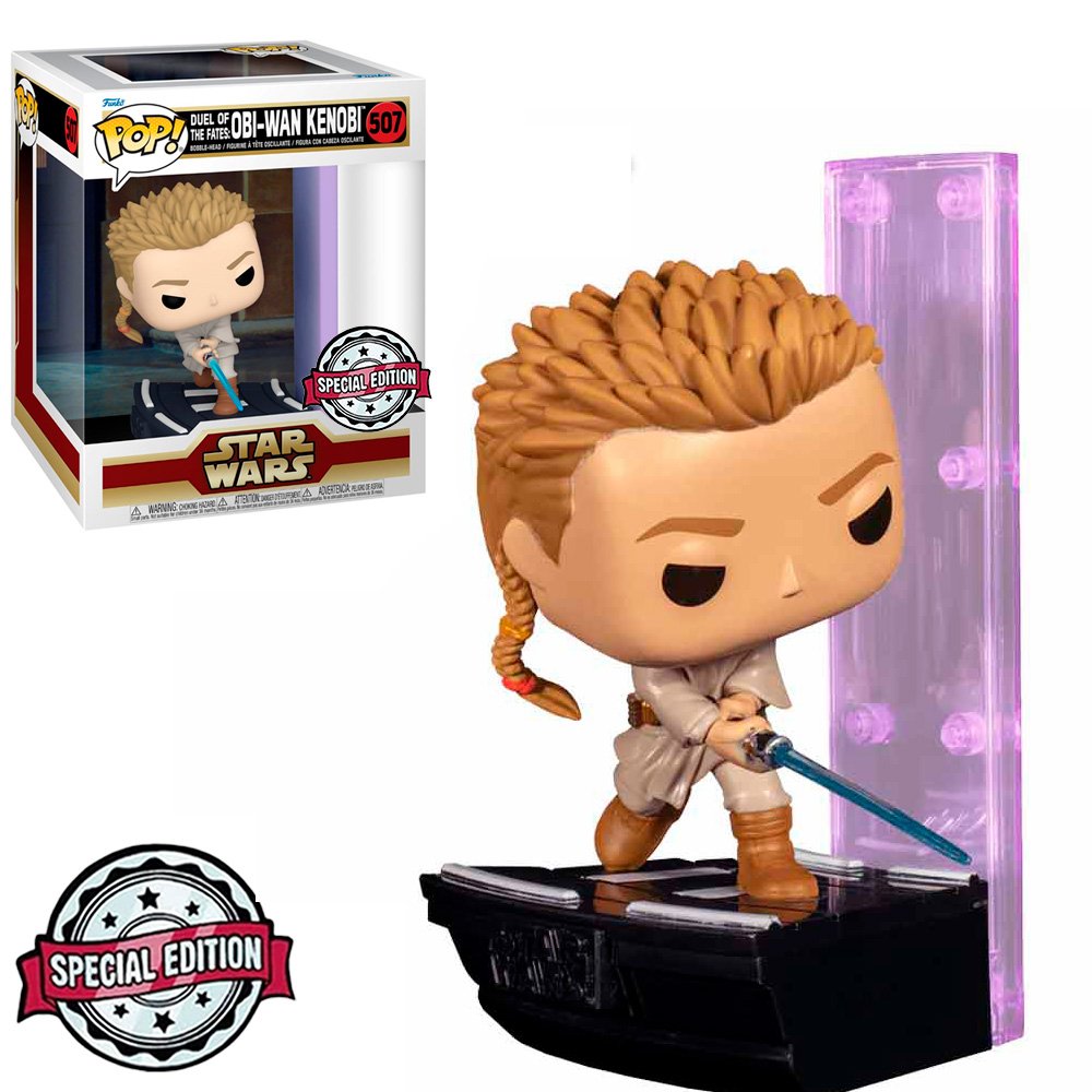 Funko Pop Star Wars Duel Of The Fates Exclusive – Obi-wan Kenobi 507 (deluxe)