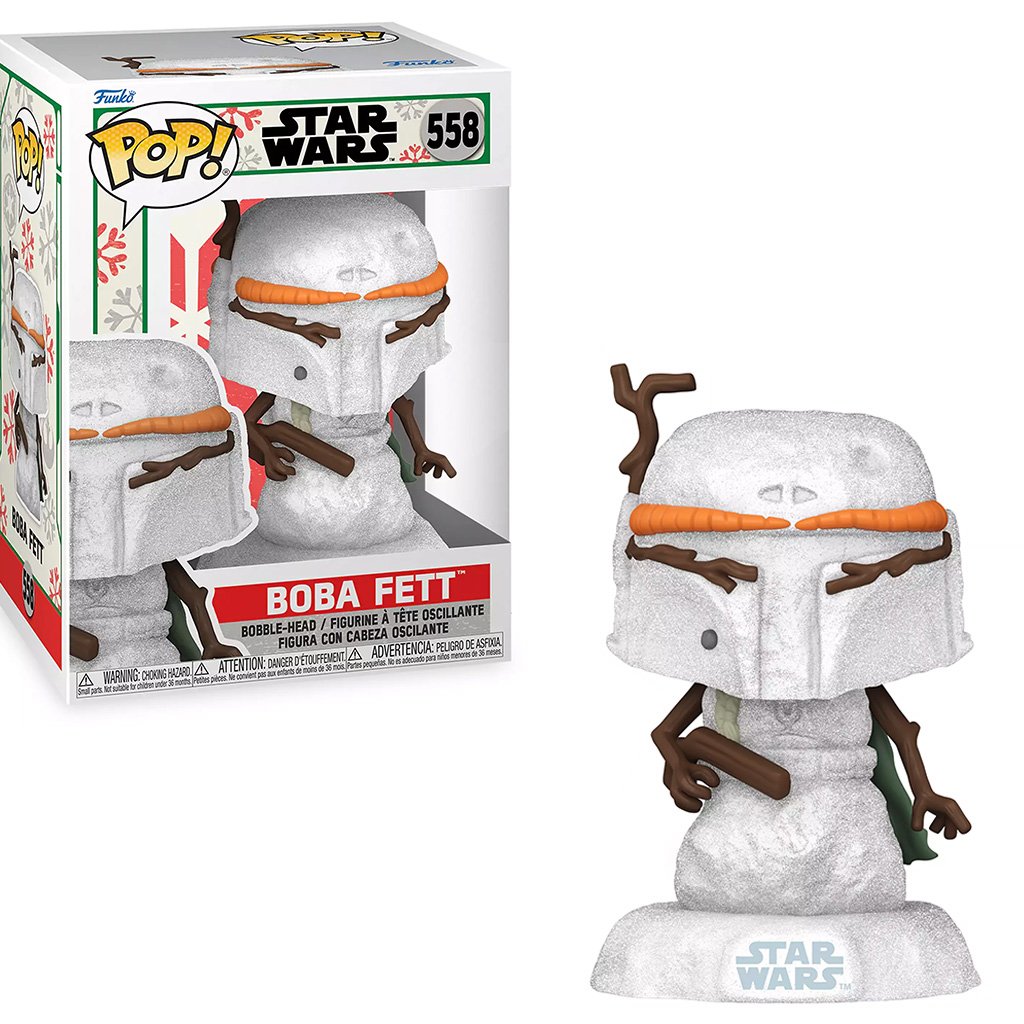Funko Pop Star Wars Holiday – Boba Fett Snowman 558