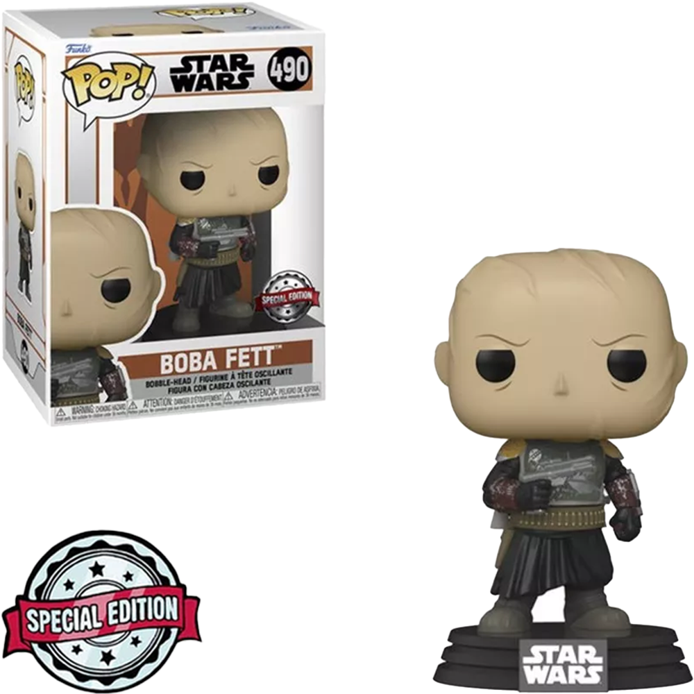 Funko Pop Star Wars The Mandalorian Exclusive – Boba Fett 490