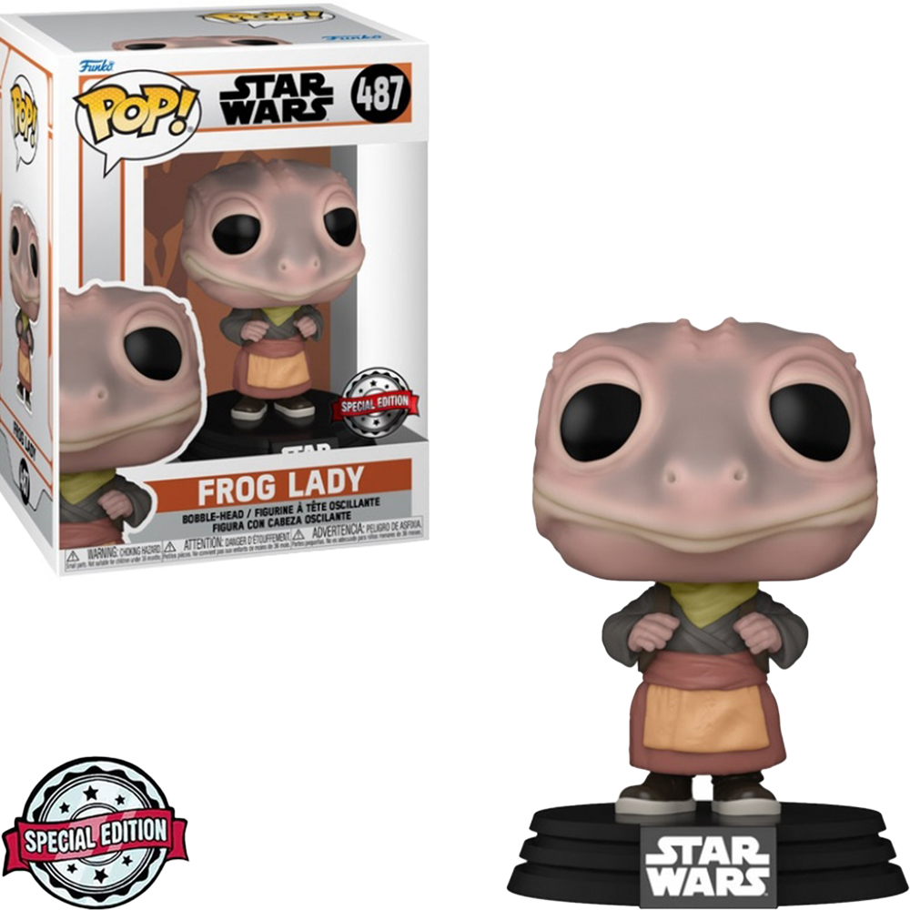 Funko Pop Star Wars The Mandalorian Exclusive – Frog Lady 487