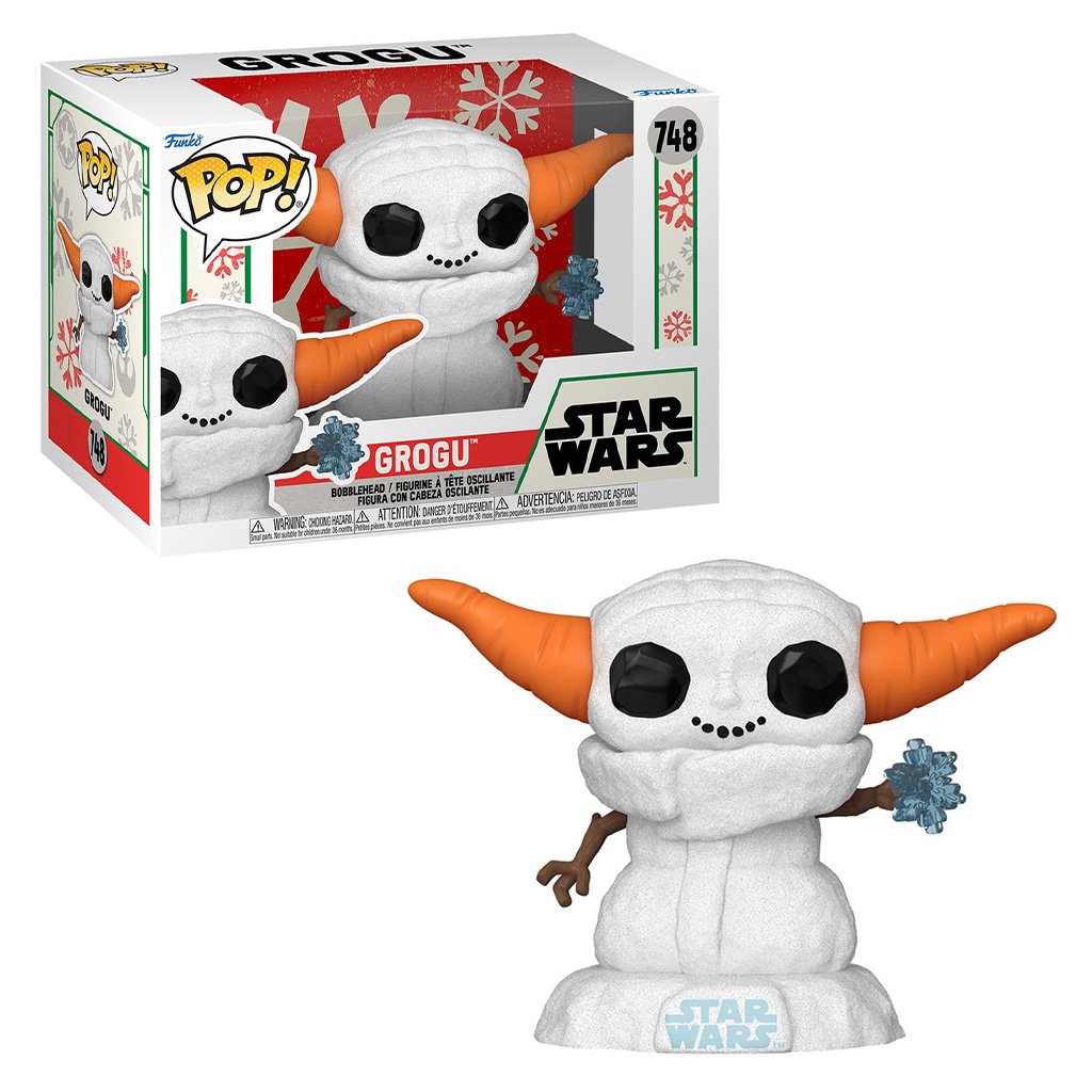 Funko Pop Star Wars: The Mandalorian Holiday – Grogu 748