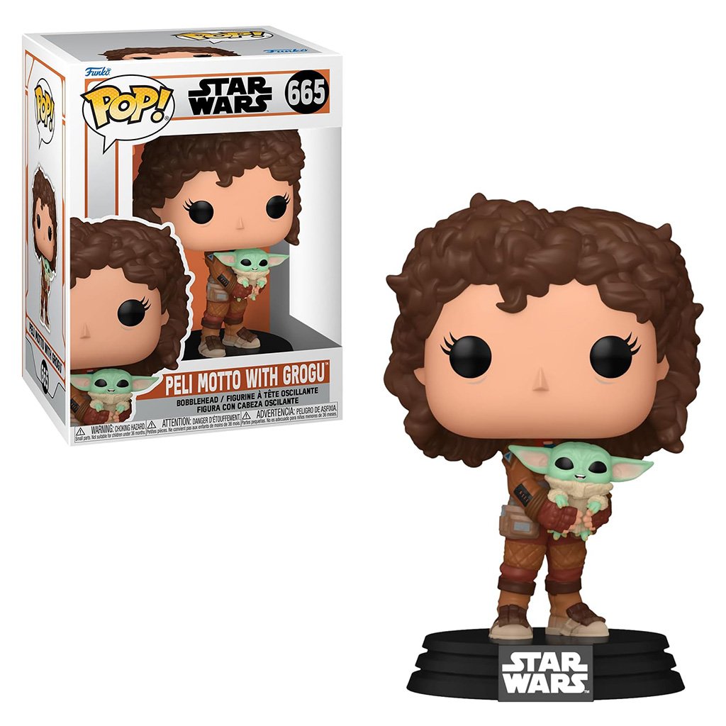 Funko Pop Star Wars The Mandalorian S2-PELI Motto With Grogu 665