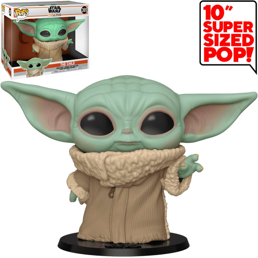 Funko Pop Star Wars The Mandalorian – The Child 369 (baby Yoda) (10″ Super Sized)