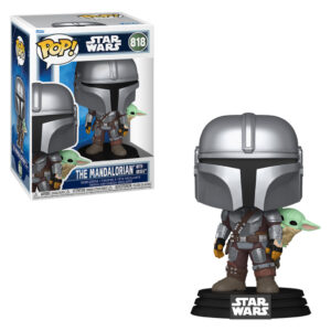 Funko Pop Star Wars: The Mandalorian & Grogu - The Mandalorian With Grogu 818