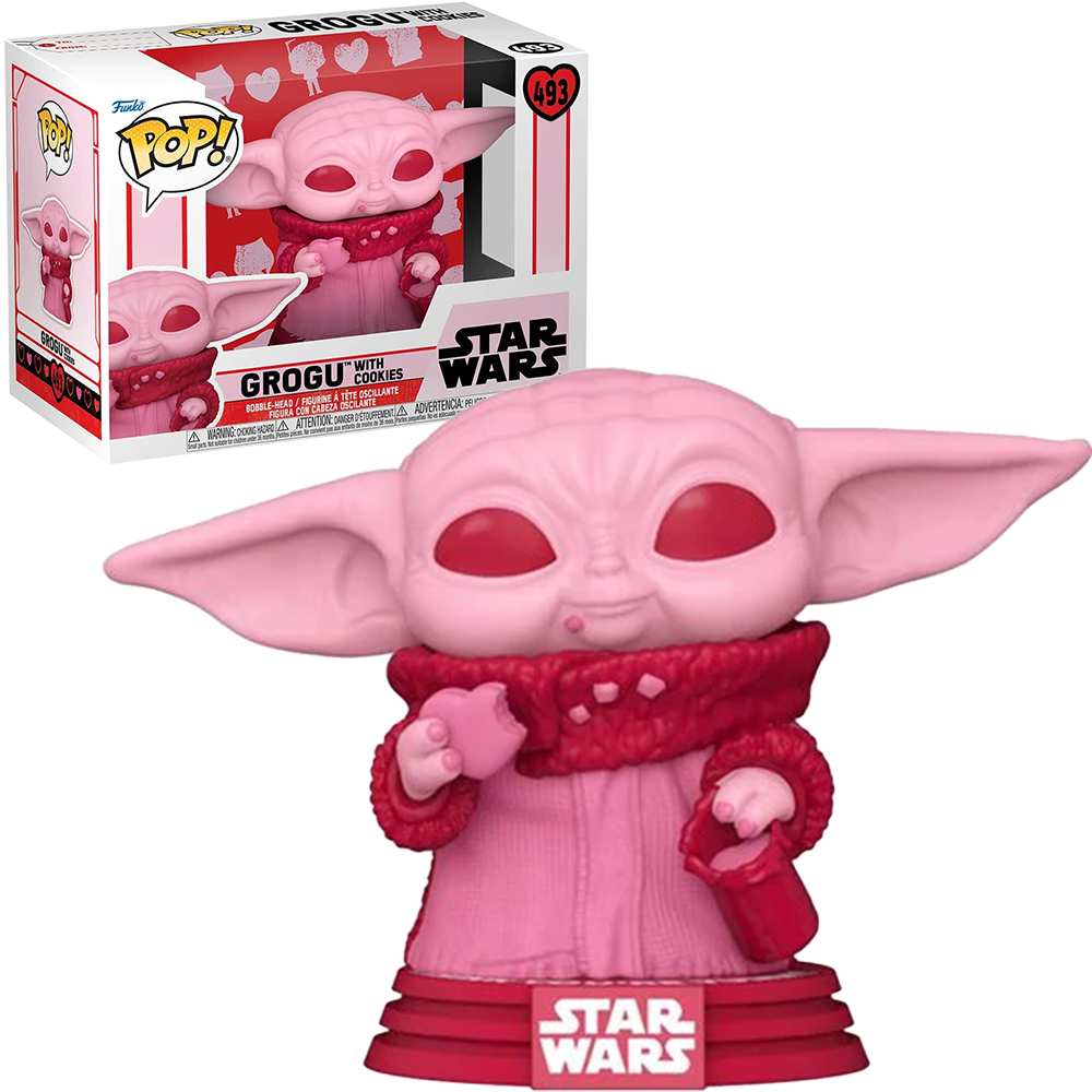 Funko Pop Star Wars Valentines – Grogu With Cookies 493