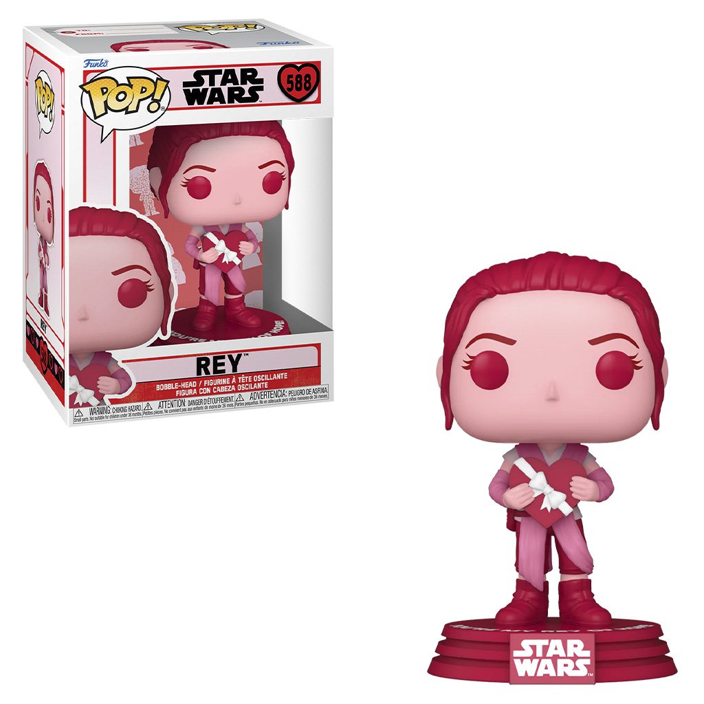 Funko Pop Star Wars Valentines – Rey 588