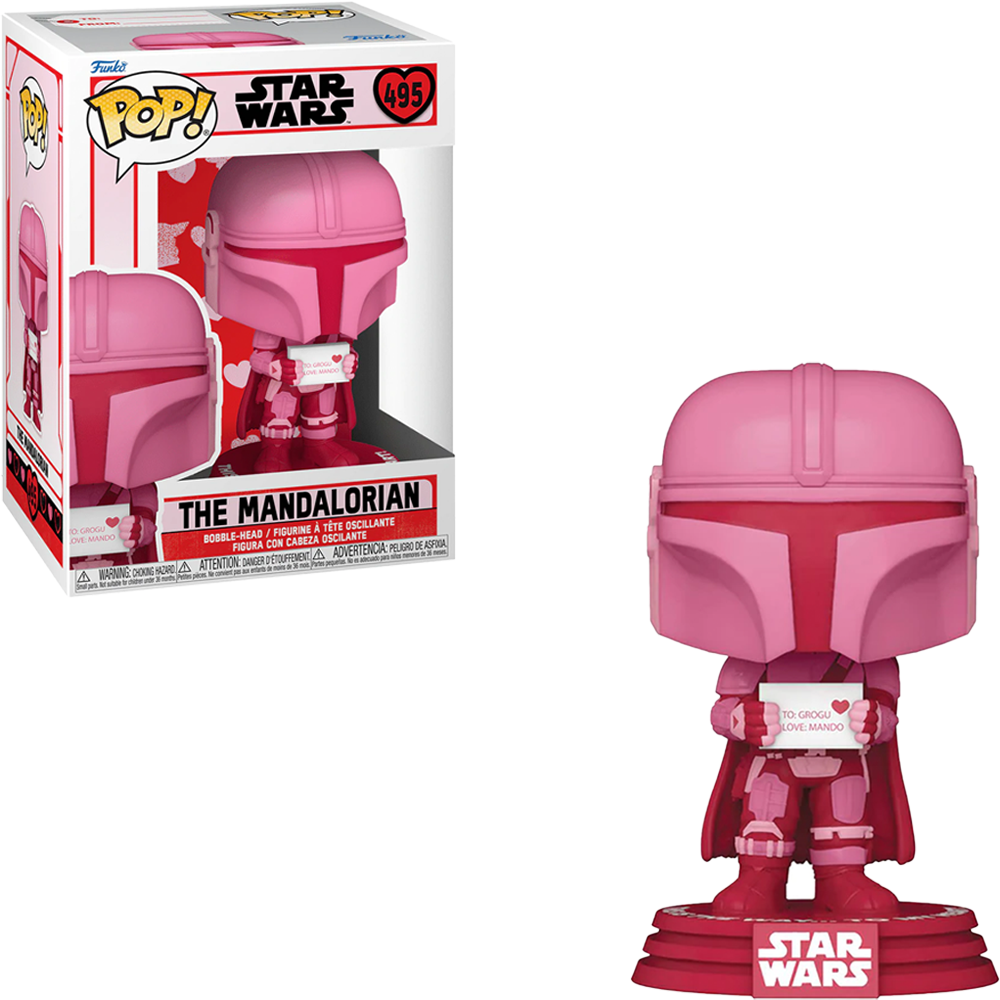 Funko Pop Star Wars Valentines – The Mandalorian 495
