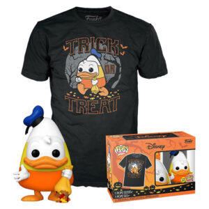 Funko Pop & Tee Disney Donald Duck Trick Or Treat & Camiseta - Tamaño M (72821)