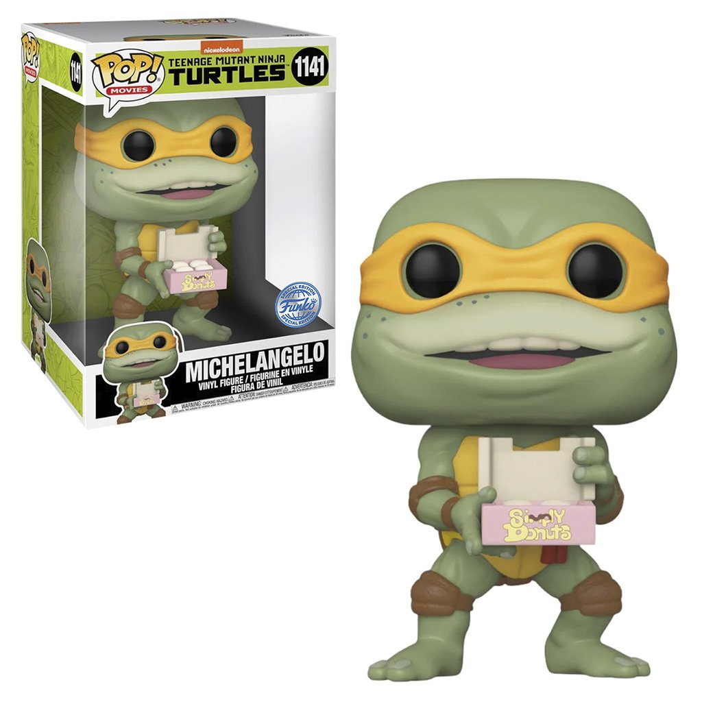 Funko Pop Teenage Mutant Turtles Ninja Exclusive – Michelangelo 1141 (super Sized 10»)