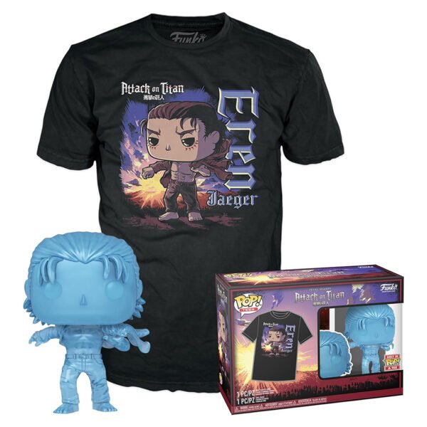 Funko Pop Tees Attack On Titan - Eren & Camiseta Talla Lg (69103)