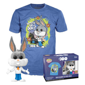 Funko Pop Tees Bugs Bunny As Fred Jones & Camiseta Tamaño L (70419)