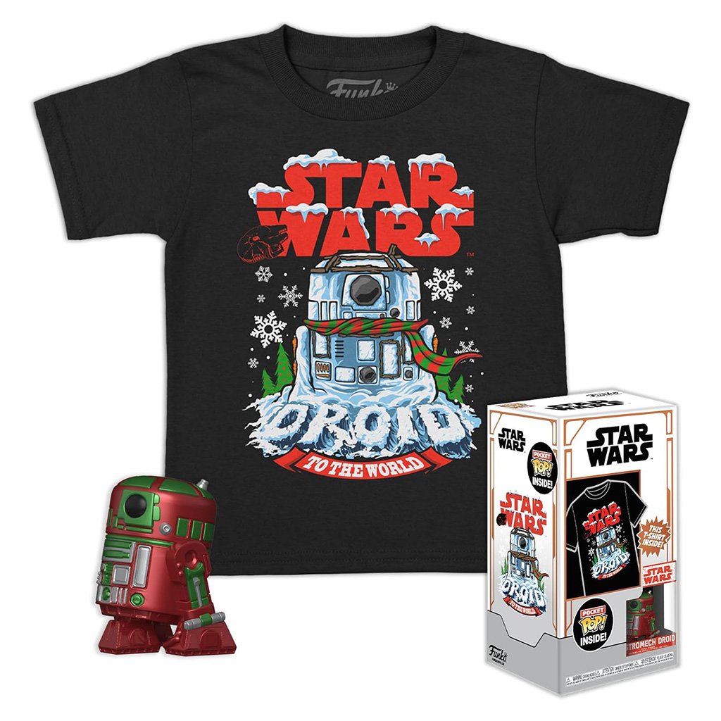 Funko Pop Tees Star Wars: R2-d2 Pocket & Camiseta Tamaño L (72939)