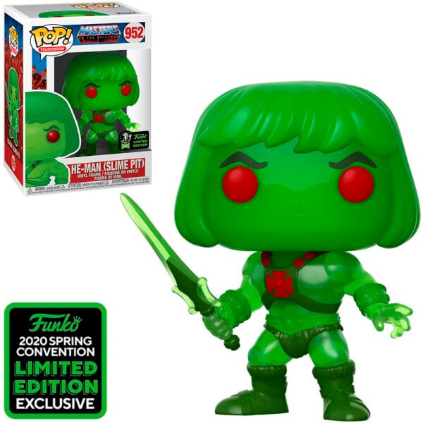 Funko Pop Television Masters Of The Universe Exclusive Eccc 2020-HE-MAN 952 (slime Pit)