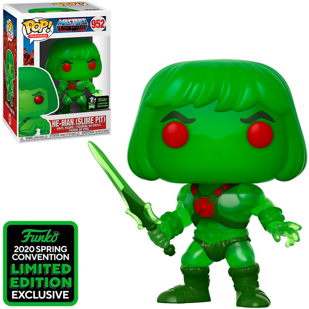 Funko Pop Television Masters Of The Universe Exclusive Eccc 2020-HE-MAN 952 (slime Pit)