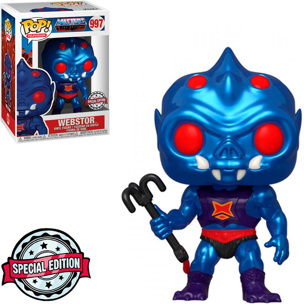 Funko Pop Television Masters Of The Universe Exclusive – Webstor 997 Metallic