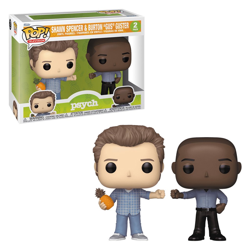 Funko Pop Television Psych – Shawn Spencer & Burton «gus» Guster 2-PACK