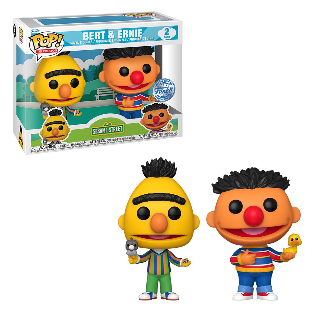 Funko Pop Television Sesame Street S3 Exclusive – Bert & Ernie 2-PACK