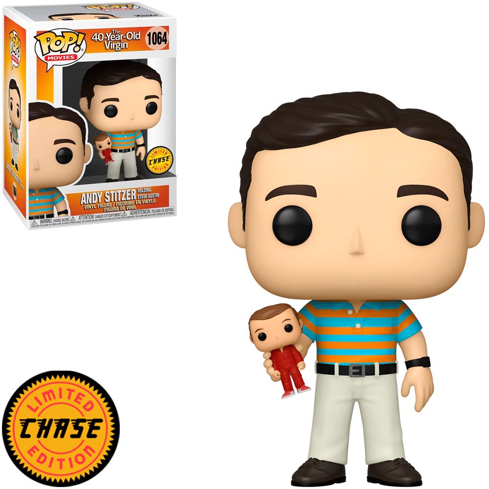 Funko Pop Chase The 40-YEAR-OLD Virgin – Andy Stitzer Holding Steve Austin 1064