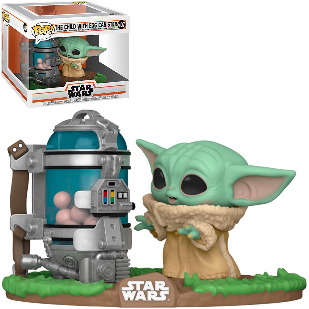 Funko Pop Star Wars The Mandalorian – The Child With Egg Canister 407 (deluxe)