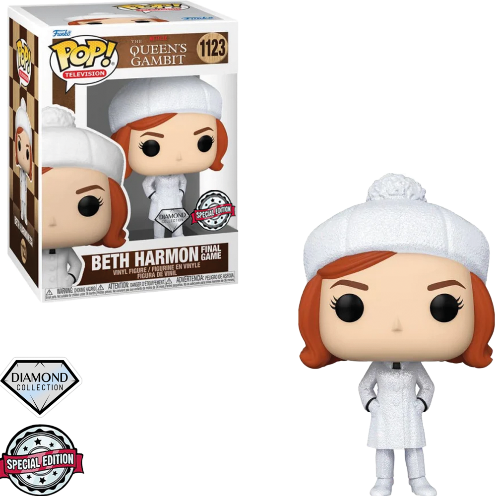Funko Pop The Queens Gambit Exclusive – Beth Harmon 1123 (diamond Collection)