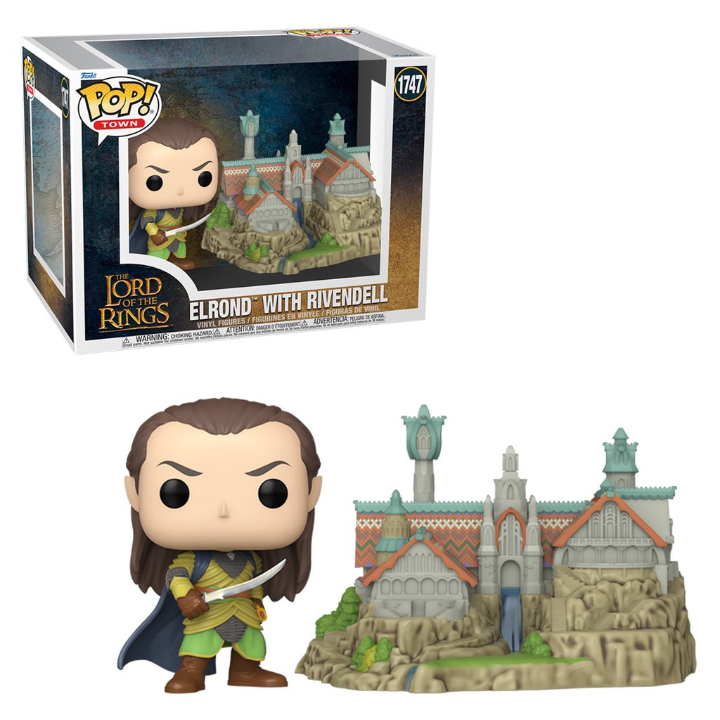 Funko Pop Town The Lord Of The Rings – Elrond With Rivendell 1747