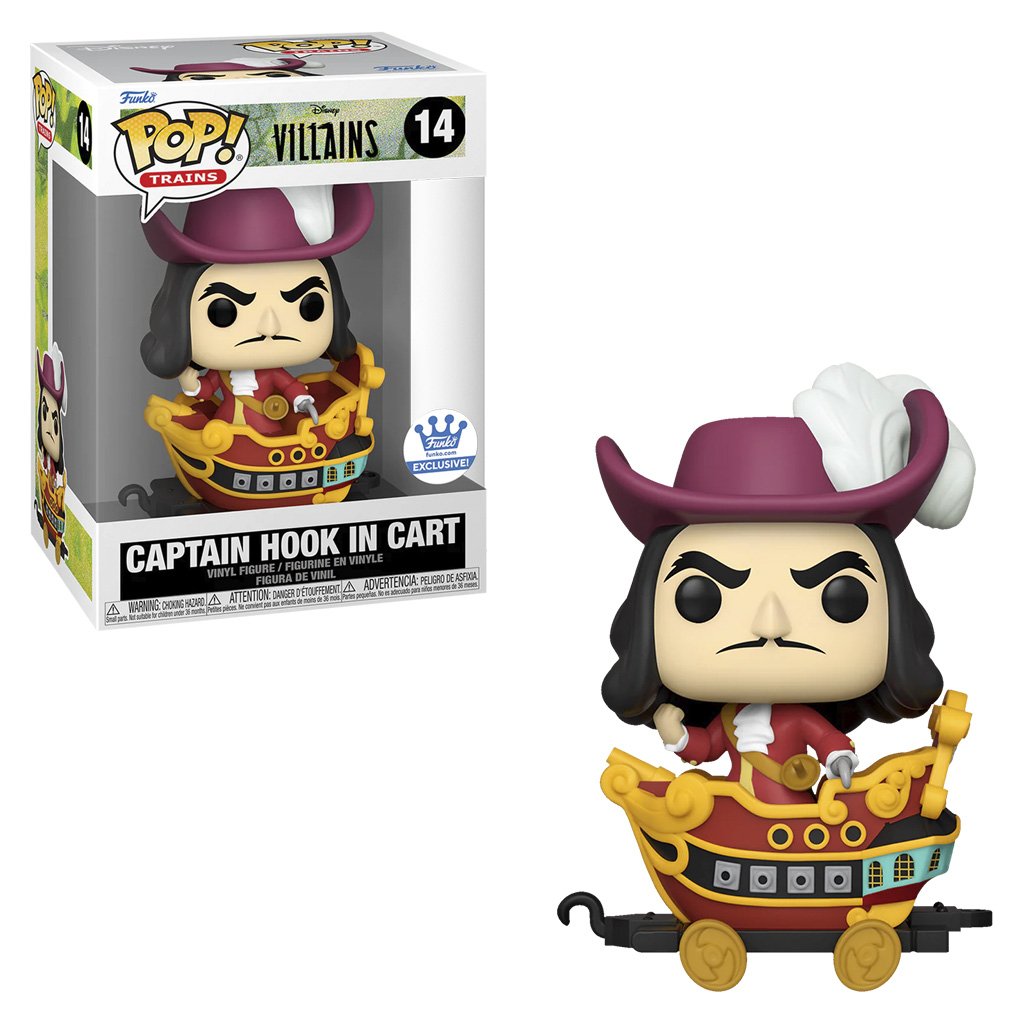 Funko Pop Trains Disney Villains Exclusive – Captain Hook In Cart 14