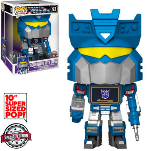Funko Pop Transformers Exclusive - Soundwave W/tapes 93 (super Sized 10'')