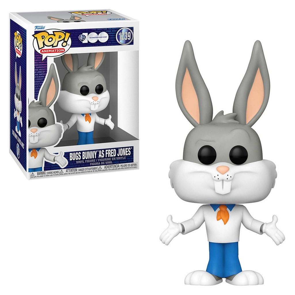 Funko Pop Warner Bros 100th Hanna Barbera – Bugs Bunny As Fred Jones 1239