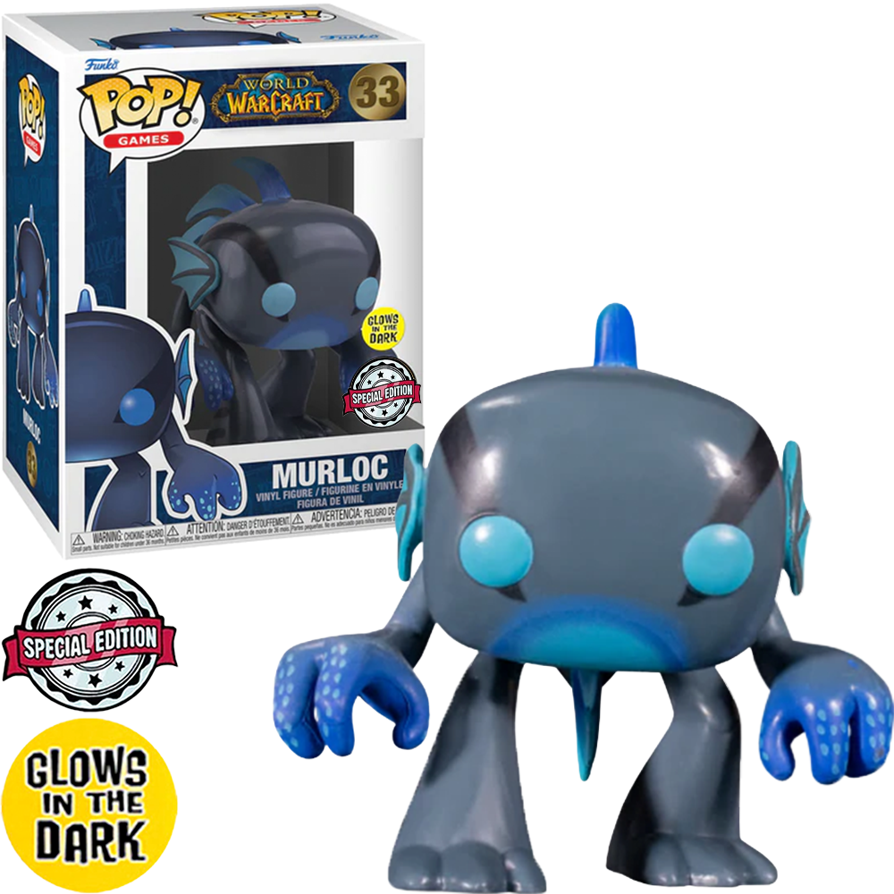 Funko Pop World Of Warcraft Exclusive – Murloc 33 (glows In The Dark)
