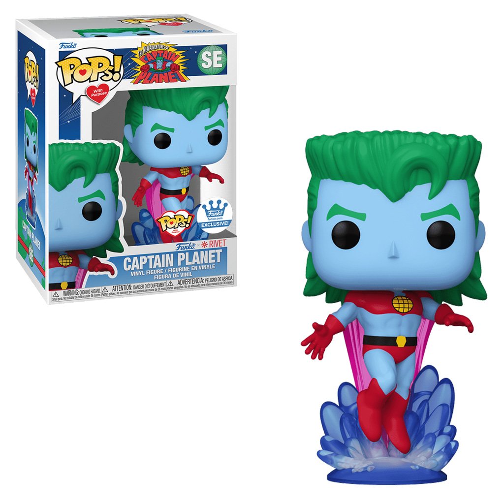 Funko Pops The New Adventures Of Captain Planet Exclusive – Captain Planet Se (73962)