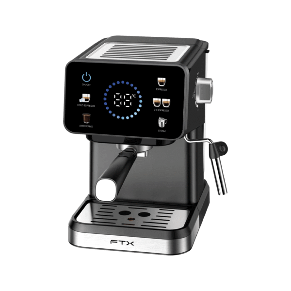 Cafetera FTX 2 TAZAS 1050W 220V INOX ESPRES/CAPP/NPS/DG/20BAR C2-15