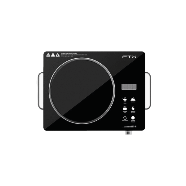 PLACA DE Cocina Vitroceramica FTX 3500W 220V Digital/ 1 Hornalla NEGRO C/Selector FEC-1H