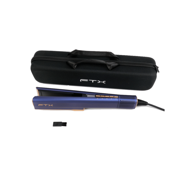 Planchita AIR Straight 2EN1 FTX 1600W 220V HS2-162 AZUL Oscuro + Estuche