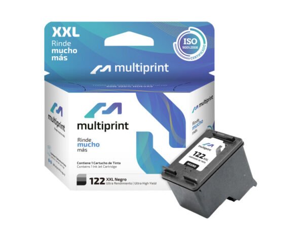 Cartucho Multiprint HC-J122B (122XXL) Negro [24ML]