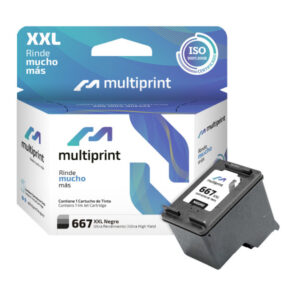 Cartucho Multiprint HC-Q667B (667XXL) Negro [24ML]