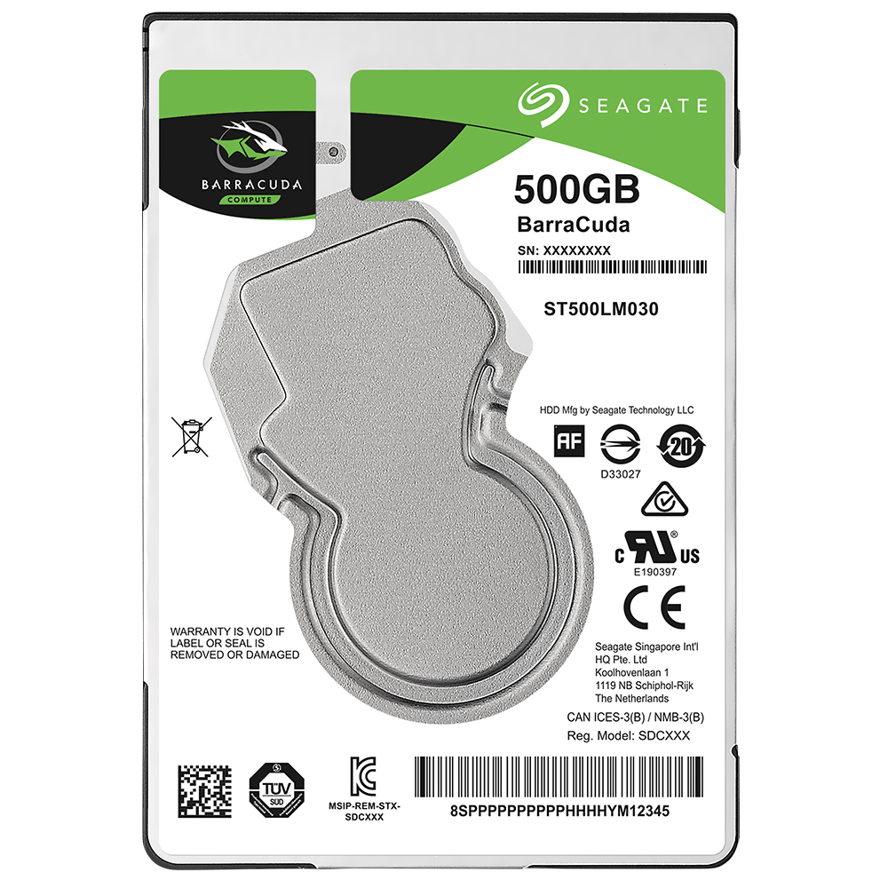 HDD Para Notebook Seagate 500 GB Barracuda 2.5" SATA 3-ST500LM030