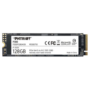 SSD PATRIOT M.2 128GB P300 NVME-P300P128GM28