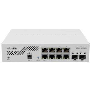 Switch Mikrotik CSS610-8G-2S+IN-BLANCO