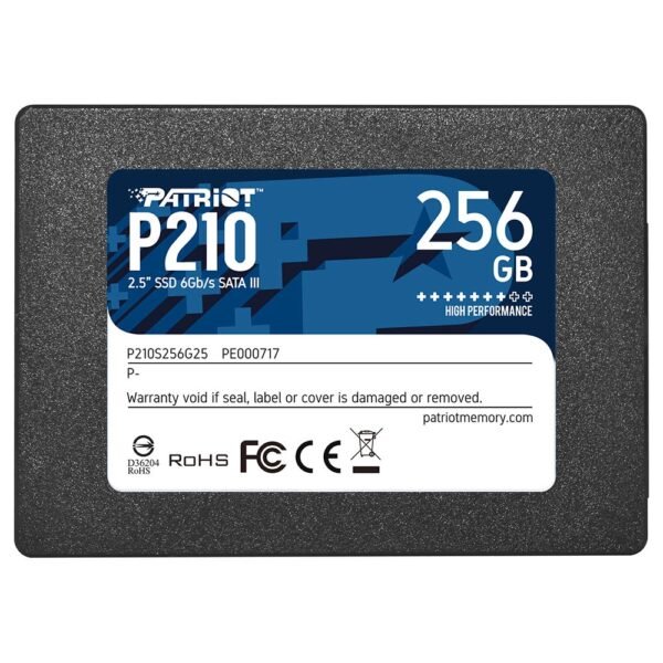SSD Patriot 256GB P210 2.5" SATA 3-P210S256G25
