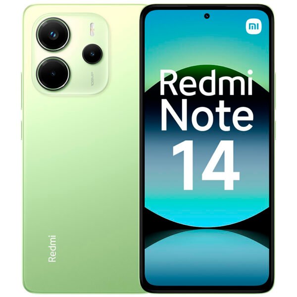 Celular Xiaomi Redmi Note 14 6GB de RAM / 128GB / Pantalla 6.67" / Dual SIM LTE-Verde (Global)