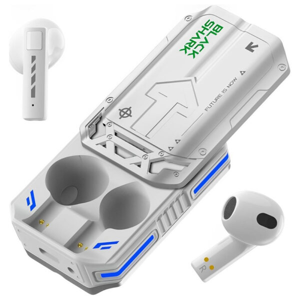 Auricular Gamer Black Shark Bs-T11 TWS Earbuds Bluetooth Blanco