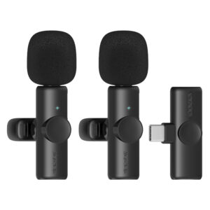Micrófono SATELLITE A-MK231 Inalámbrico USB-C-Negro