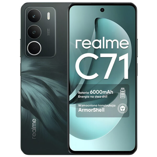 Celular Realme C71 RMX5303 8GB de RAM / 256GB / Pantalla 6.67" / Dual SIM LTE-Forest Owl (Anatel)